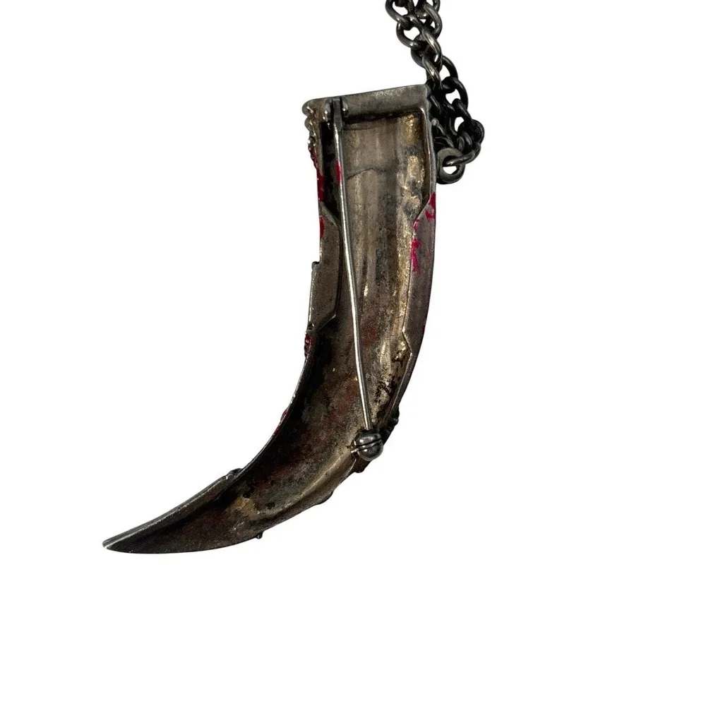 Vintage 1940s Urie Mandle Sterling Enamel‎ Dagger & Sheath Brooch Pin